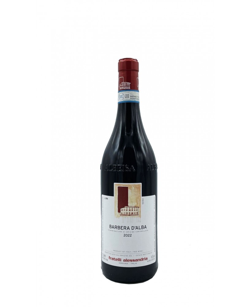 Barbera d'Alba doc 2022 Fratelli Alessandria