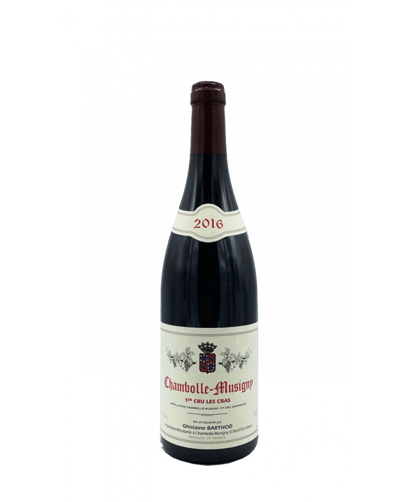 Chambolle-Musigny 1er Cru Les Cras aoc 2016 Domaine Ghislaine Barthod