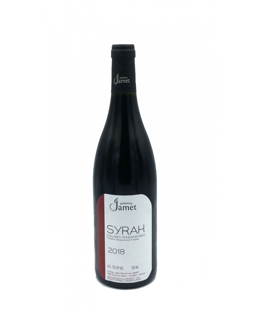 Syrah des Collines Rhodaniennes Igp 2018 Domaine Jamet