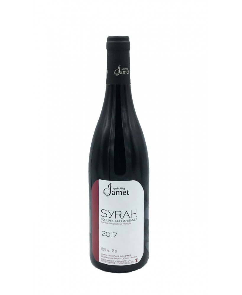 Syrah des Collines Rhodaniennes Igp 2017 Domaine Jamet